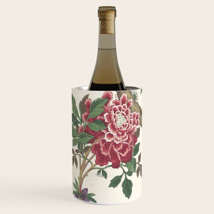 18th Century Chinoiserie Magpie Ivory Peony Garden Wine Chiller Gallery Image 2
