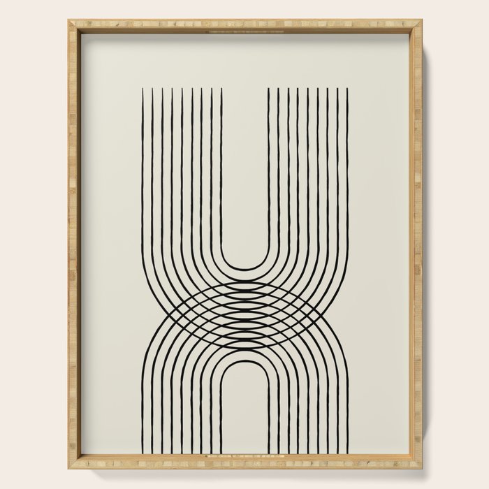 Arch duo 1 Mid century modern Serving Tray Gallery Image 1