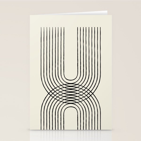 Arch duo 1 Mid century modern Stationery Card Gallery Image 1