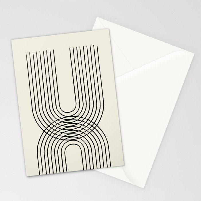Arch duo 1 Mid century modern Stationery Card Gallery Image 2