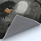 A Quiet Spooky Spot (Book Reading Monster) Rug Gallery Image 4