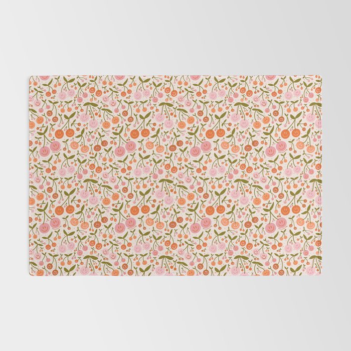 Happy Cherry Print Rug Gallery Image 2