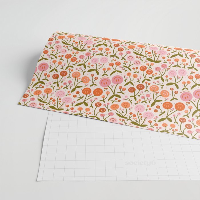 Happy Cherry Print Wrapping Paper Gallery Image 2