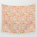Happy Cherry Print Wall Tapestry Gallery Image 4