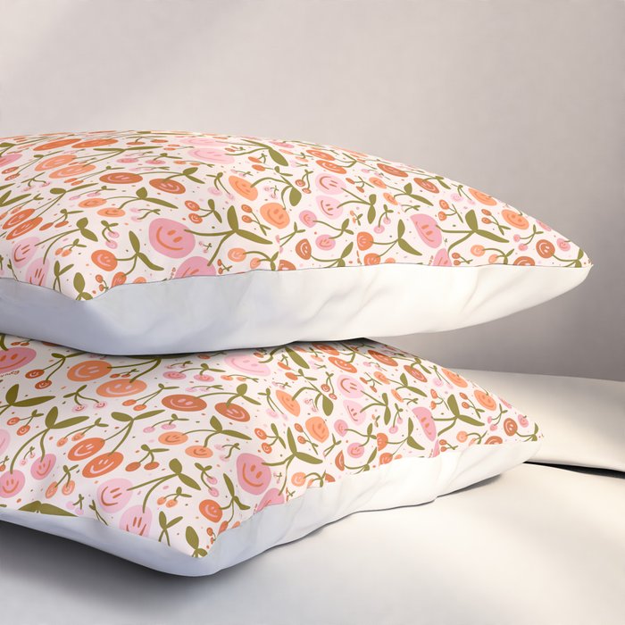 Happy Cherry Print Pillow Sham Gallery Image 3