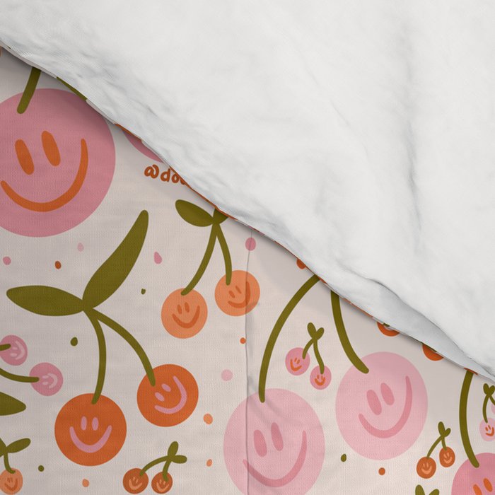 Happy Cherry Print Comforter Gallery Image 4