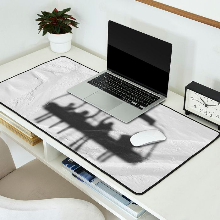 Ski Lift Shadows Desk Mat Gallery Image 2