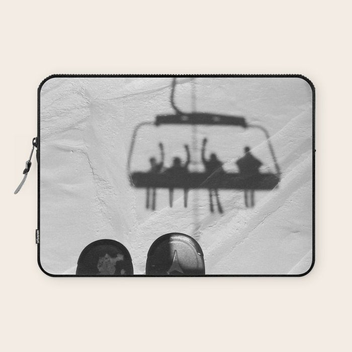 Ski Lift Shadows Laptop Sleeve Gallery Image 1