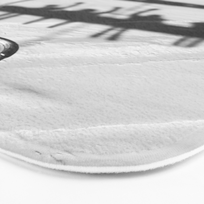 Ski Lift Shadows Bath Mat Gallery Image 3