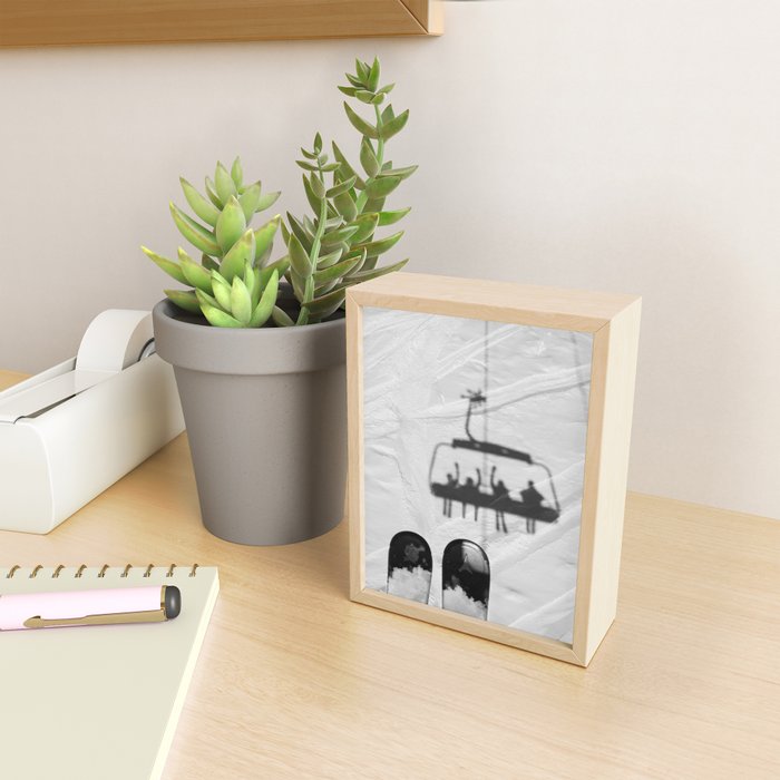 Ski Lift Shadows Mini Art Print Gallery Image 2