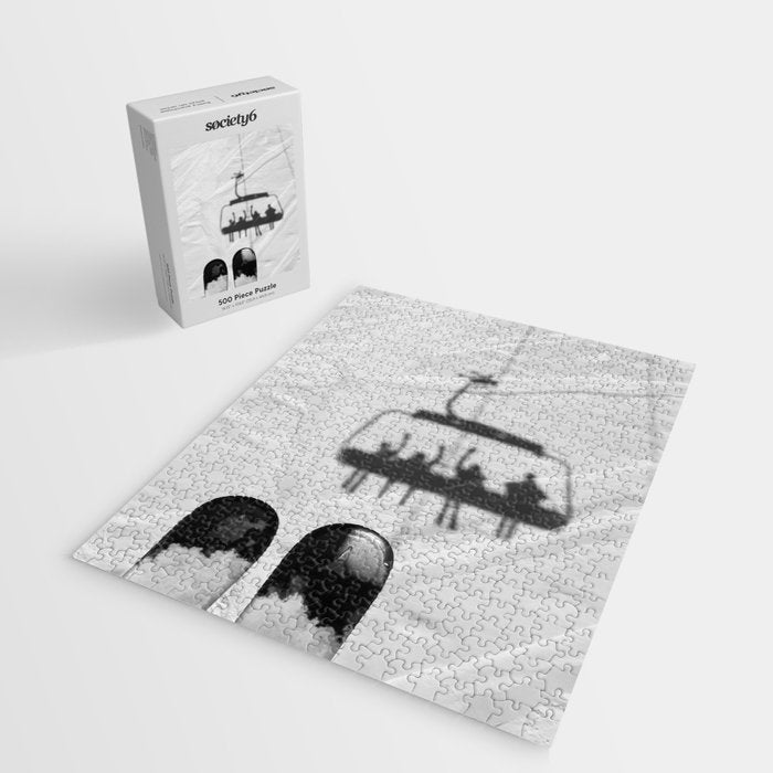 Ski Lift Shadows Jigsaw Puzzle Gallery Image 2