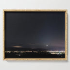 Arizona Desert Night Sky Stars Serving Tray Gallery Image 1