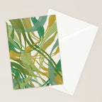 Green Twist - Modern Art Print Stationery Card Gallery Image 2