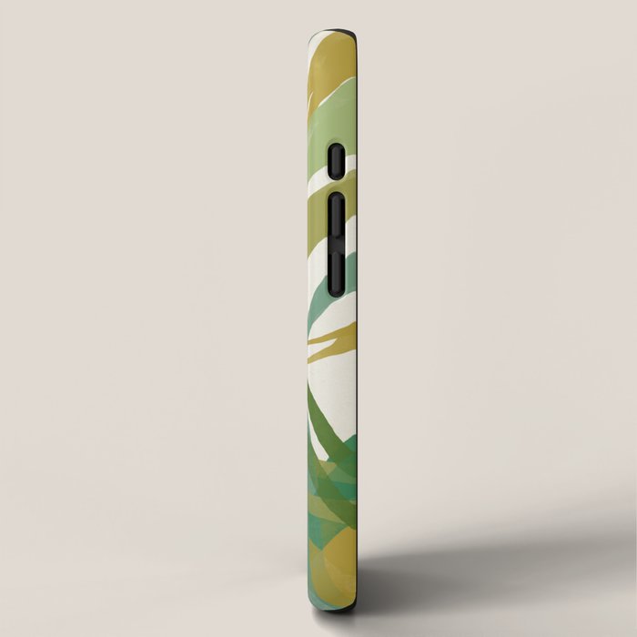 Green Twist - Modern Art Print iPhone Case Gallery Image 2
