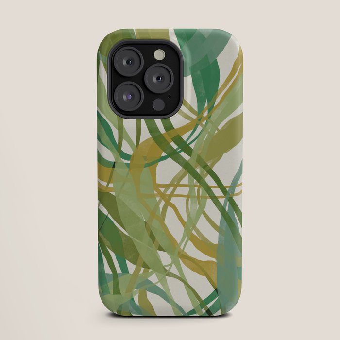 Green Twist - Modern Art Print iPhone Case Gallery Image 19
