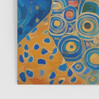Klimt Space Cat in Blue and Gold Poster Gallery Image 3