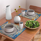Klimt Space Cat in Blue and Gold Placemat Gallery Image 2