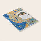 Klimt Space Cat in Blue and Gold Notebook Gallery Image 3