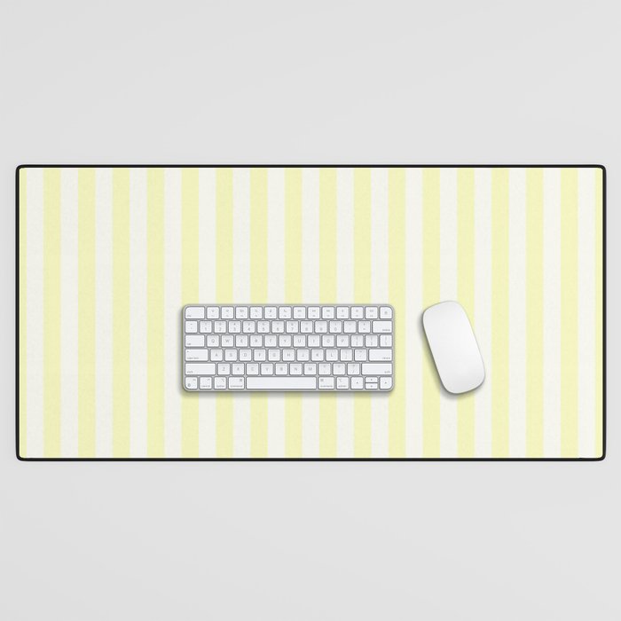 Melo Yellow Stripe Desk Mat Gallery Image 1