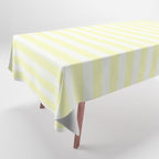 Melo Yellow Stripe Tablecloth Gallery Image 1