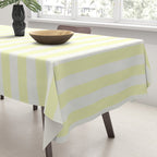 Melo Yellow Stripe Tablecloth Gallery Image 3