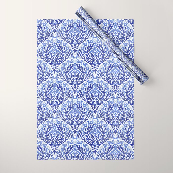 Chinoiserie Scallops Wrapping Paper Gallery Image 1