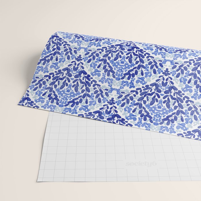 Chinoiserie Scallops Wrapping Paper Gallery Image 2