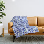 Chinoiserie Scallops Throw Blanket Gallery Image 1