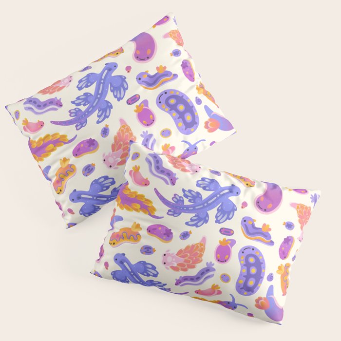 sea slug - pastel Pillow Sham Gallery Image 3