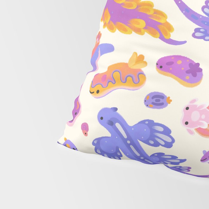 sea slug - pastel Pillow Sham Gallery Image 4