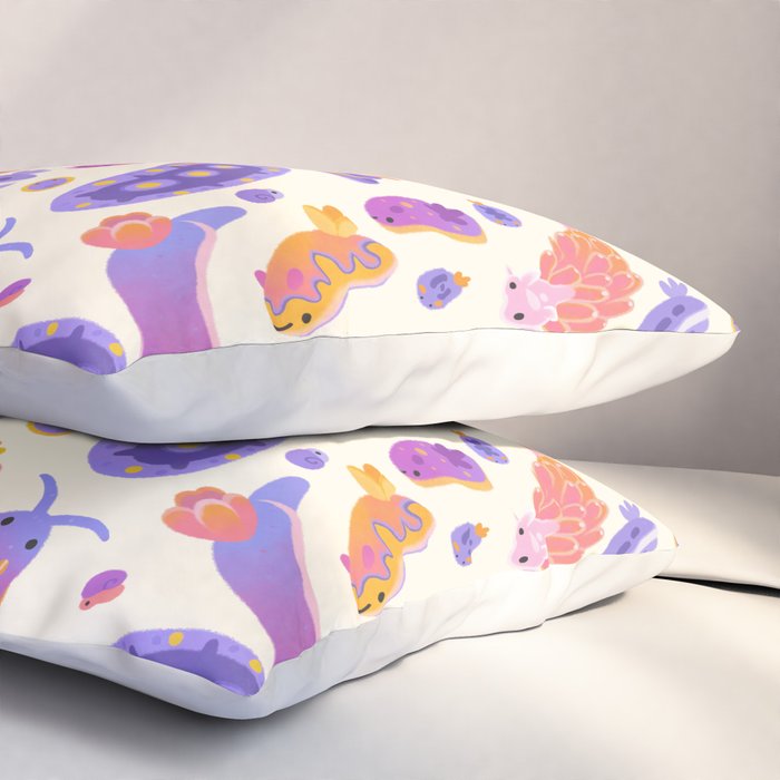 sea slug - pastel Pillow Sham Gallery Image 3