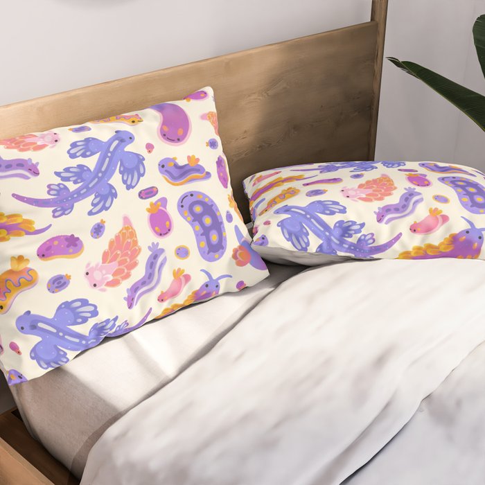 sea slug - pastel Pillow Sham Gallery Image 2
