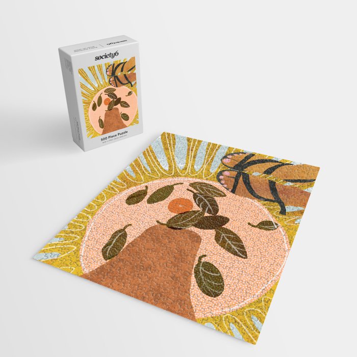 Malaga Orange Jigsaw Puzzle Gallery Image 2