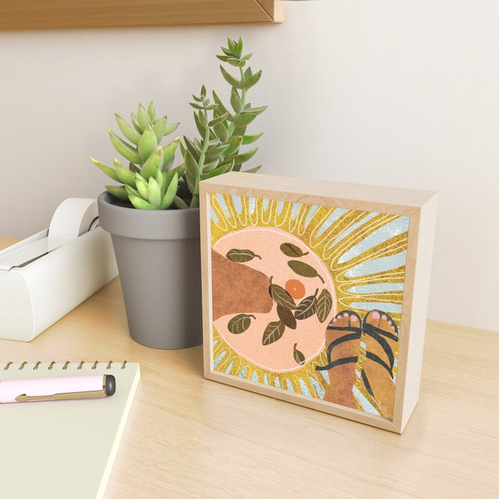 Malaga Orange Mini Art Print Gallery Image 2