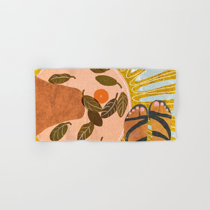 Malaga Orange Towels Gallery Image 1