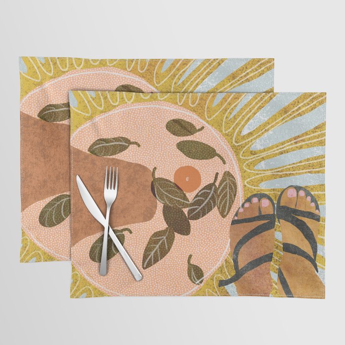 Malaga Orange Placemat Gallery Image 1