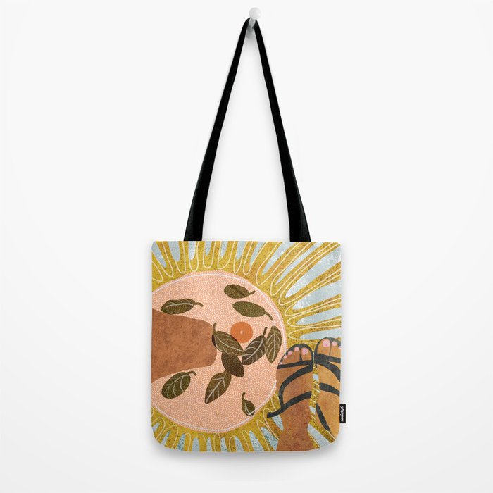 Malaga Orange Tote Bag Gallery Image 2