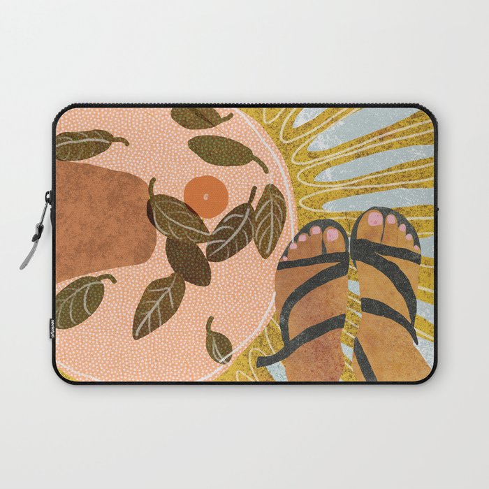 Malaga Orange Laptop Sleeve Gallery Image 1