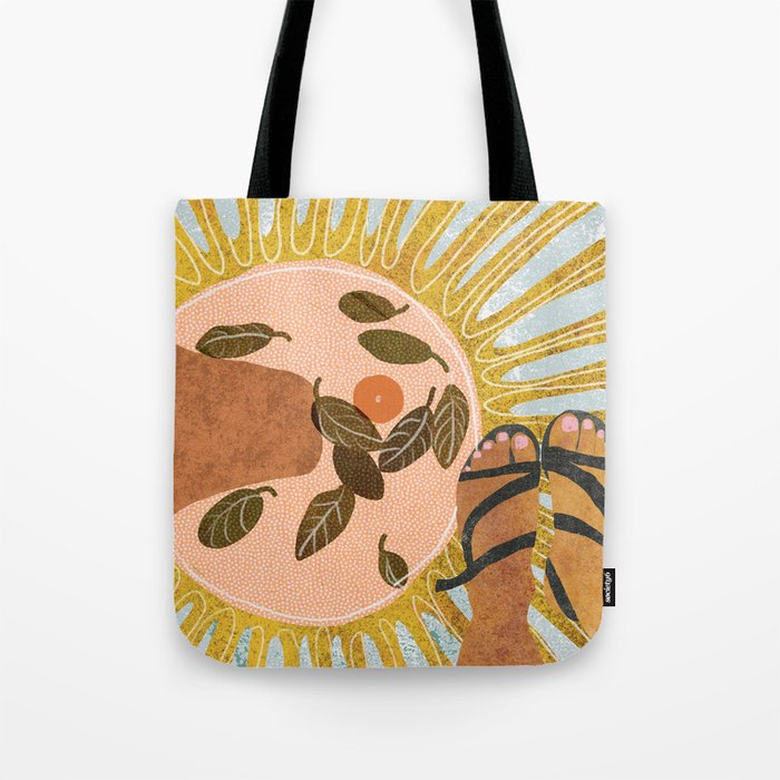 Malaga Orange Tote Bag Gallery Image 1
