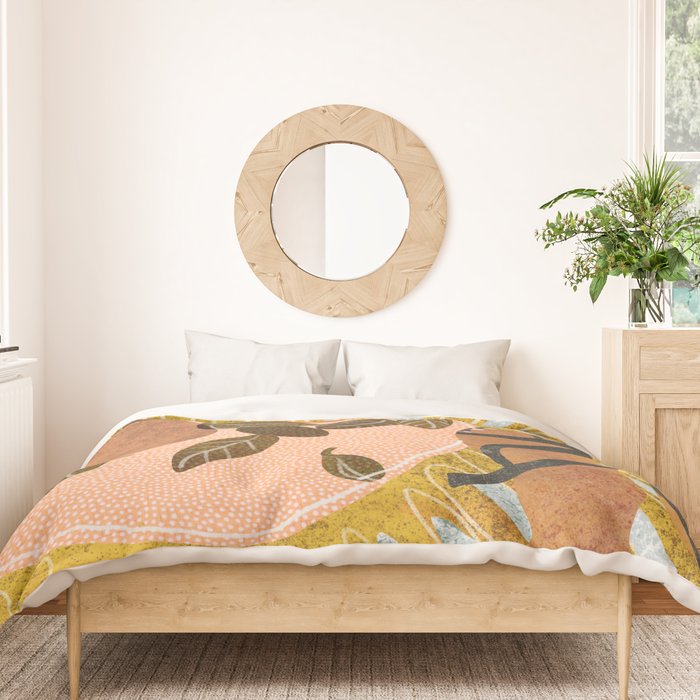 Malaga Orange Duvet Cover Gallery Image 3