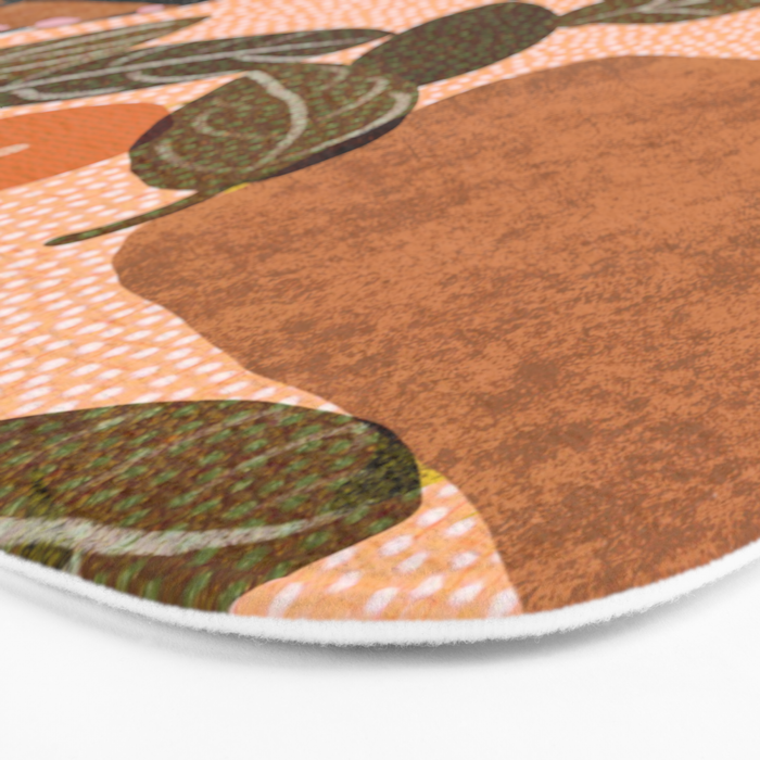 Malaga Orange Bath Mat Gallery Image 3