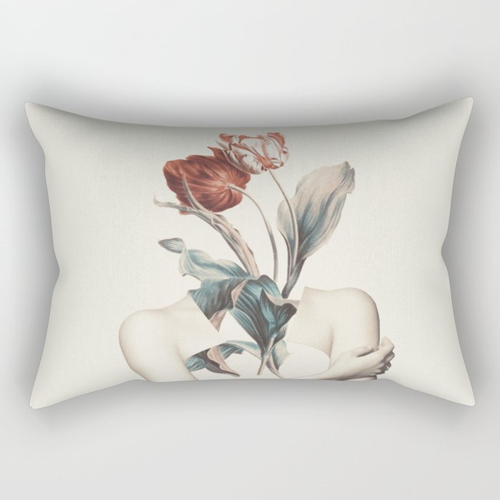 Inner beauty-collage Rectangular Pillow Gallery Image 2