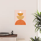 Abstraction Circles Balance Modern Minimalism 007 Poster Gallery Image 2