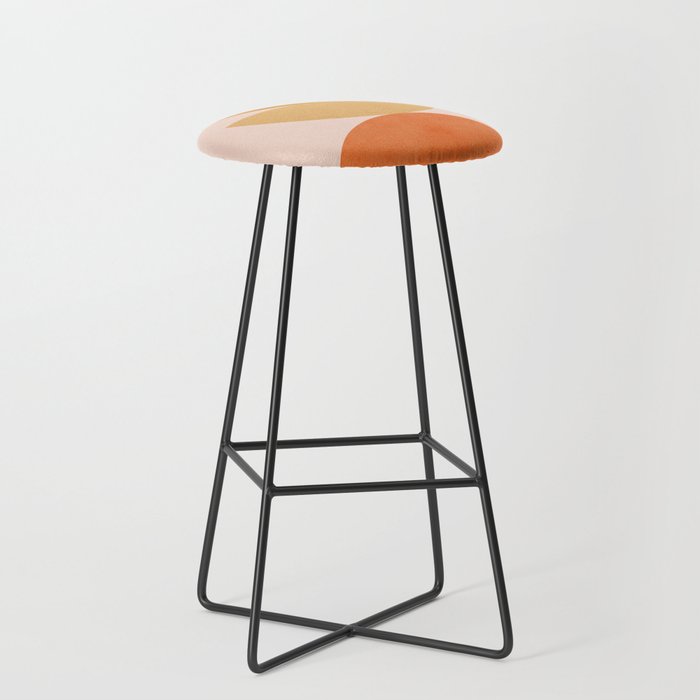 Abstraction Circles Balance Modern Minimalism 007 Stool Gallery Image 1