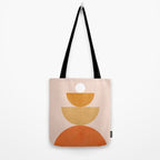 Abstraction Circles Balance Modern Minimalism 007 Tote Bag Gallery Image 2