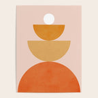 Abstraction Circles Balance Modern Minimalism 007 Poster Gallery Image 4