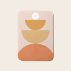 Abstraction Circles Balance Modern Minimalism 007 Bath Mat Gallery Image 1