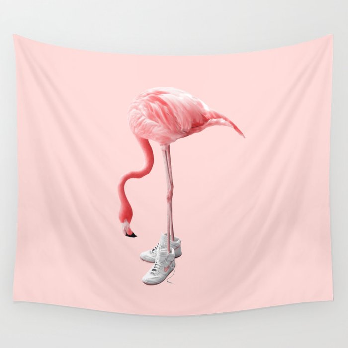SNEAKER FLAMINGO Wall Tapestry Gallery Image 4