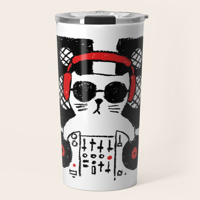 Hey DJ Travel Mug Gallery Image 1