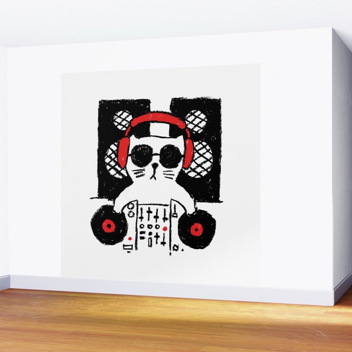 Hey DJ Wall Mural Gallery Image 2